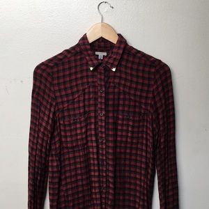 🌹 Women’s Urban Outfitters Long Button Plaid Shirt